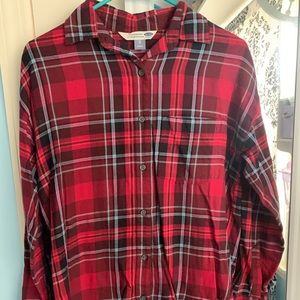 Old Navy Red/Pink Flannel